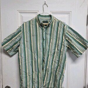 Scandia Woods Mens XL Multicolor Short Sleeve Button Down